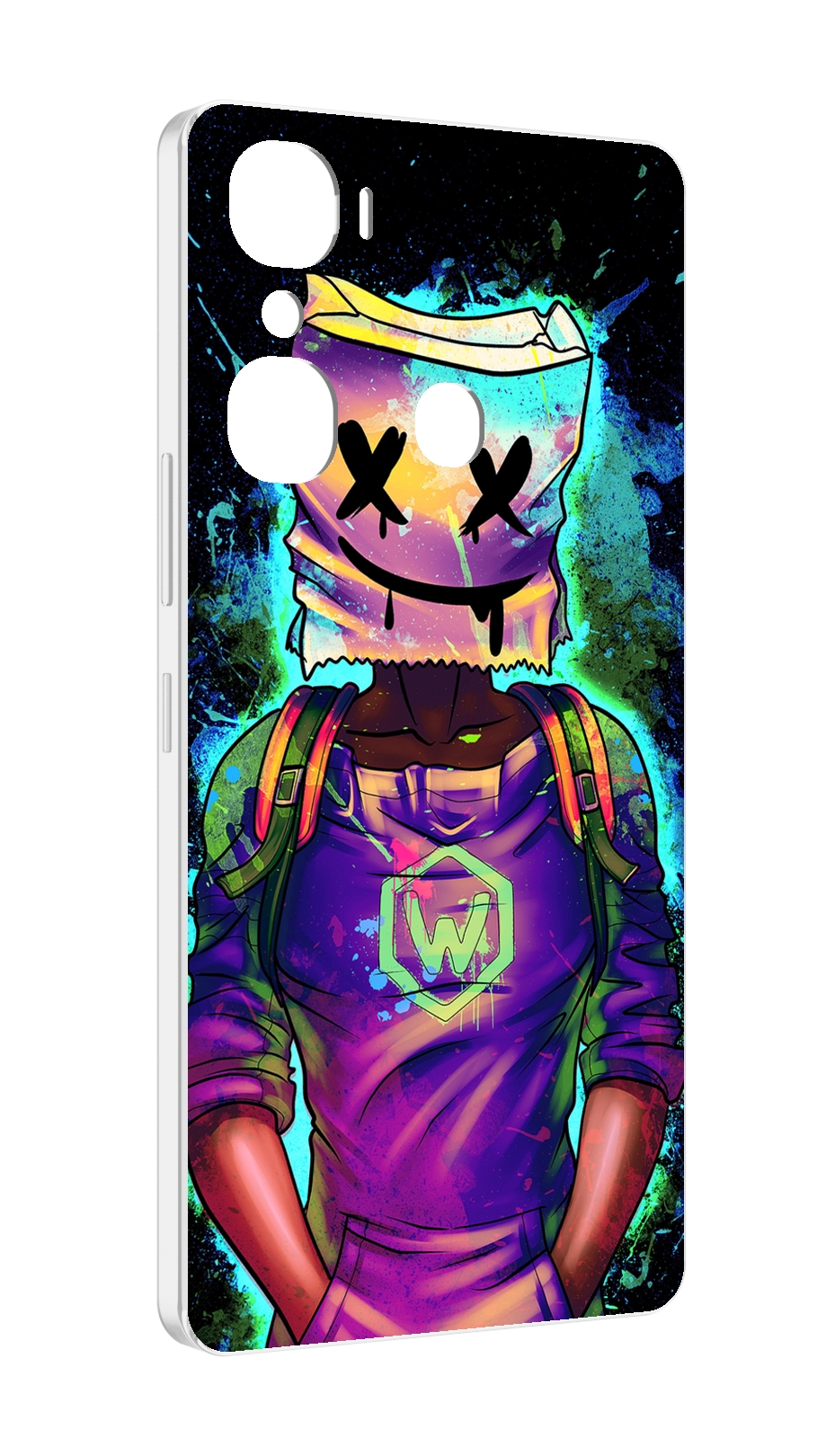 

Чехол MyPads маршмеллоу-глитч для Infinix Hot 12 Pro, Прозрачный, Tocco