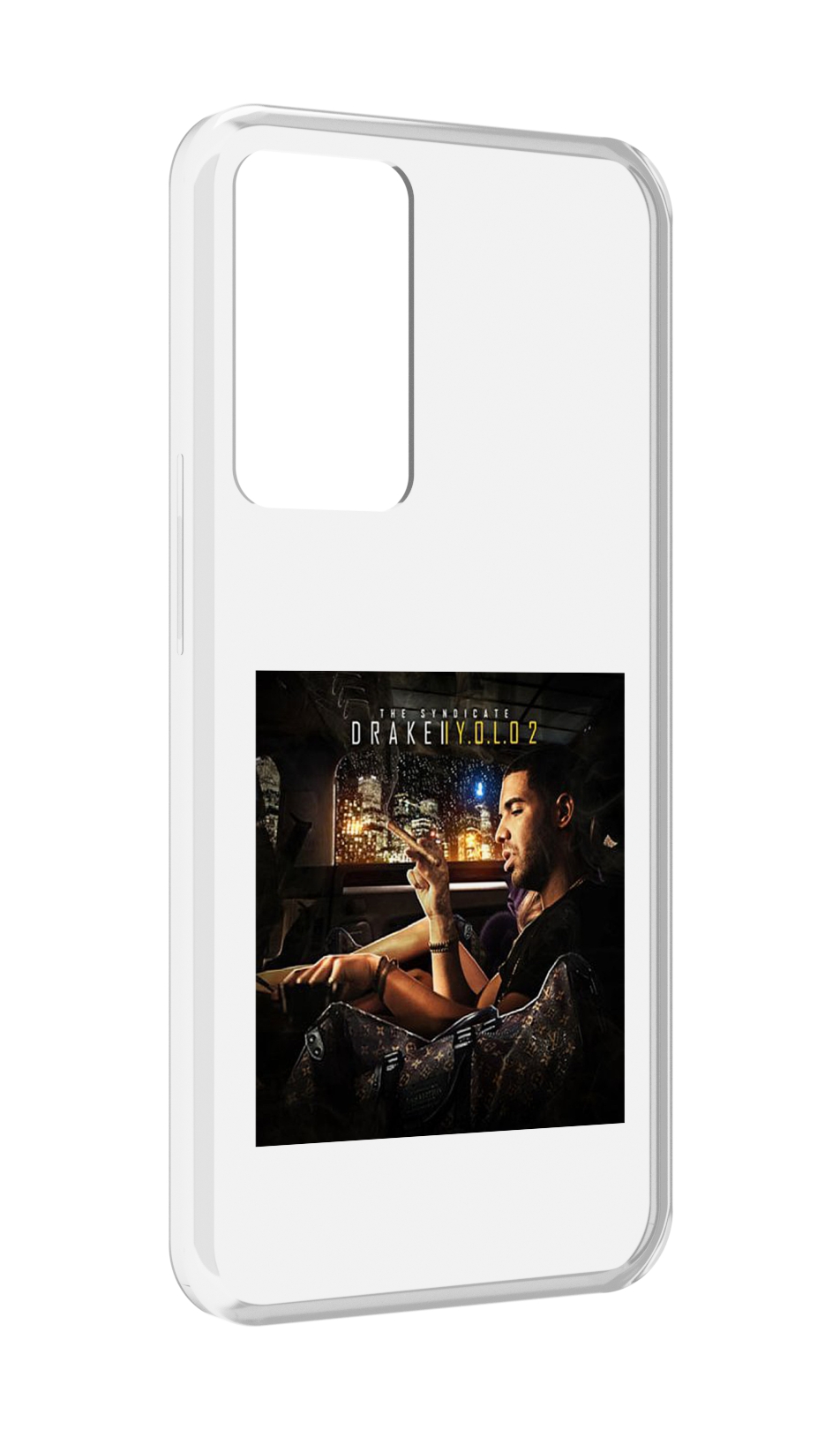 

Чехол MyPads Drake - You Only Live Once 2 для OPPO Reno 8 Lite, Прозрачный, Tocco