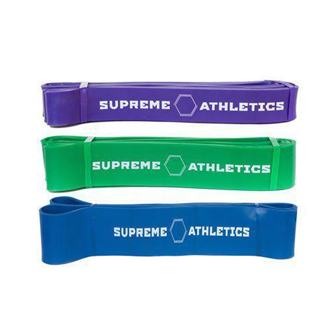 

Петли-эспандеры Supreme Athletics набор из 3х, Зеленый;синий;фиолетовый
