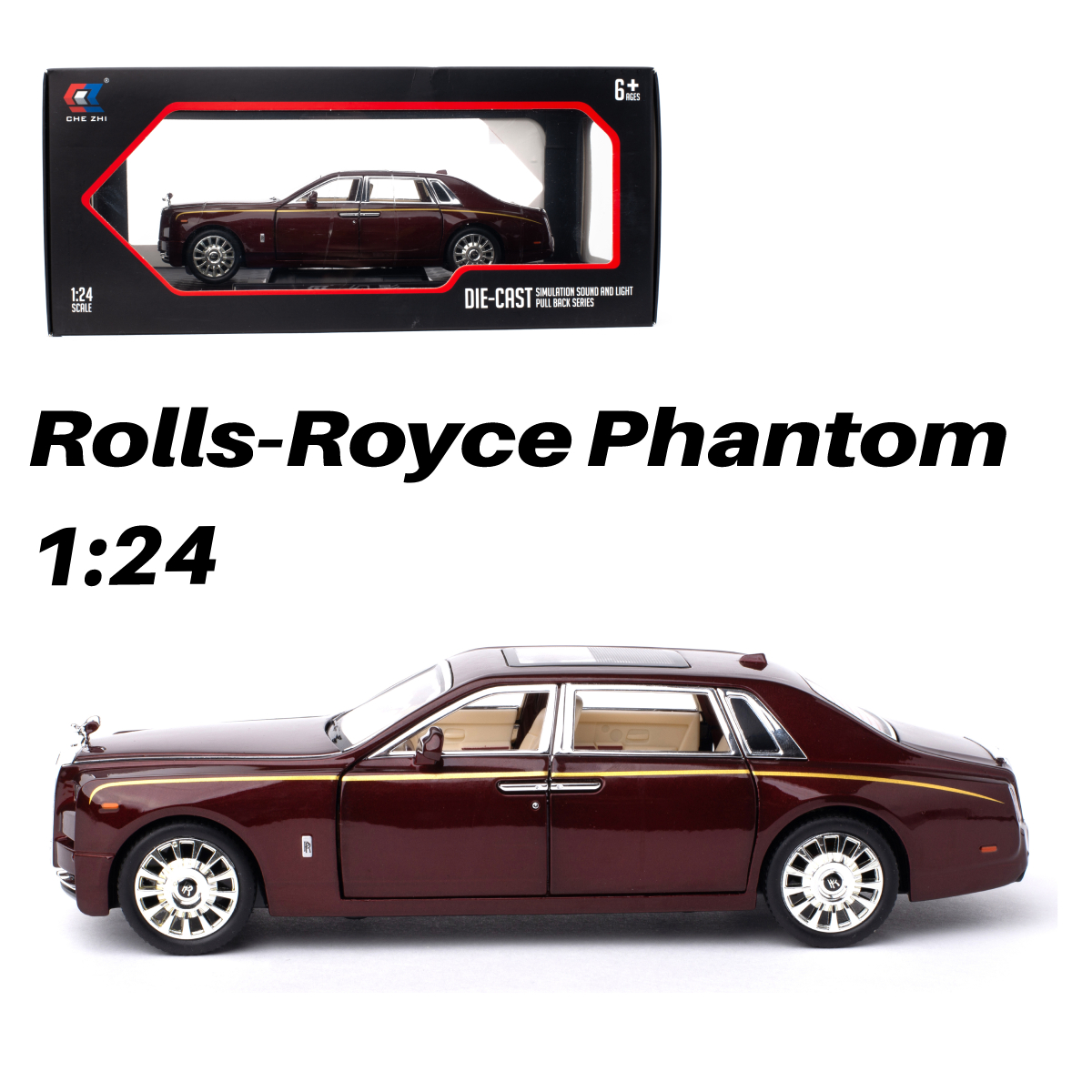 Машинка Rolls-Royce Phantom CheZhi 1:24 CZ116Bbrd