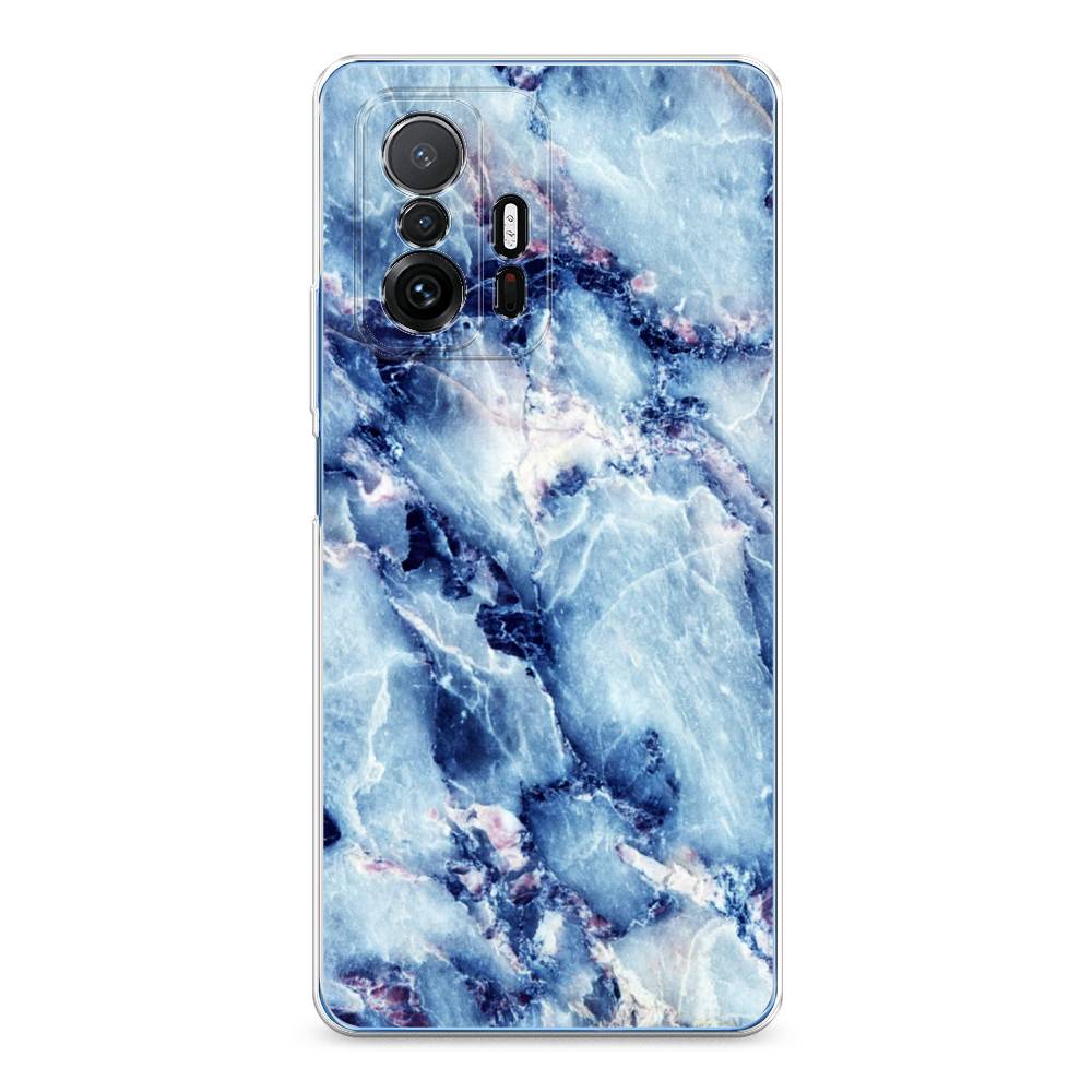 

Чехол на Xiaomi Mi 11T "Мрамор с синими прожилками", Синий, 313750-3