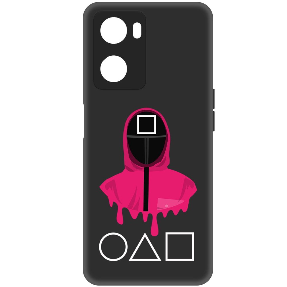 

Чехол-накладка Софт Игра в кальмара-Начальник для Oppo A57, Черный