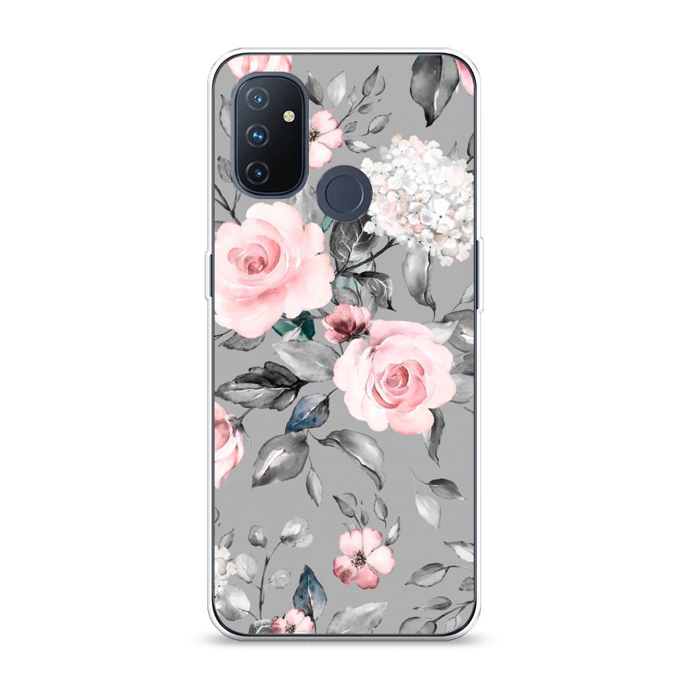 

Чехол Awog "Розы на сером" для OnePlus Nord N100, 152450-8