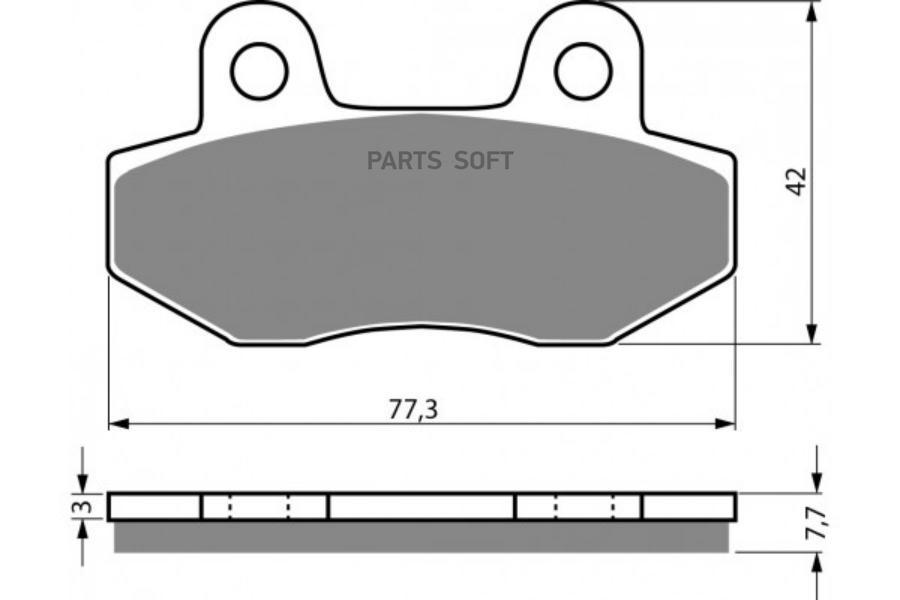 

Тормозные колодки NiBK pm174