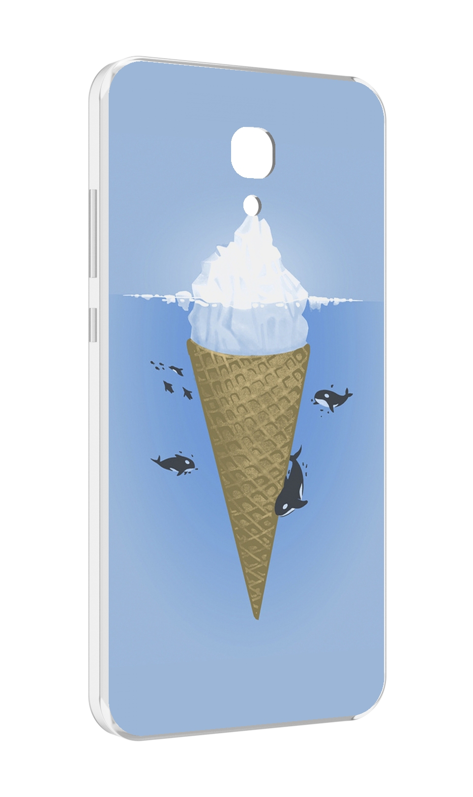 

Чехол MyPads мороженное-у-косаток для Meizu M6 (M711Q), Прозрачный, Tocco