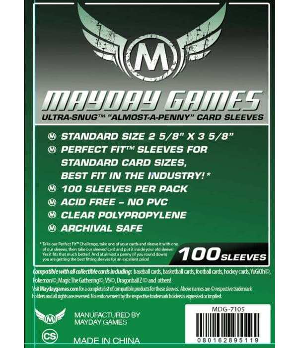 Протекторы для настольных игр Mayday Almost A Penny (66x91) 100 штук