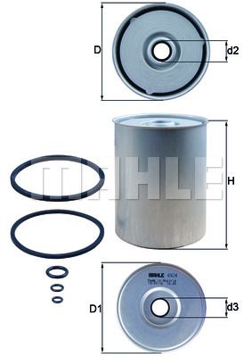 

Фильтр топливный KNECHT KX 24D