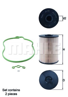 

Фильтр топливный KNECHT KX 200D/S