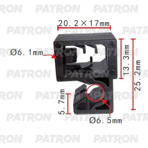 

Держатель Трубки, Электропроводка PATRON p372062