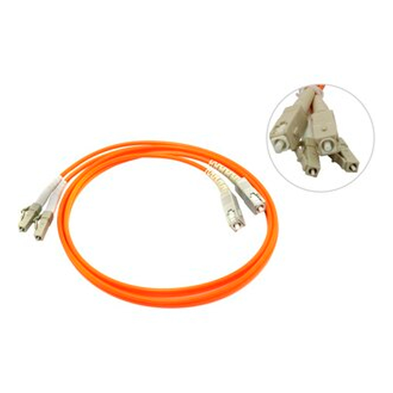 

Кабель Sonlex LC-LC вилка-вилка 1м оранжевый, LC-SCDuplex50/125