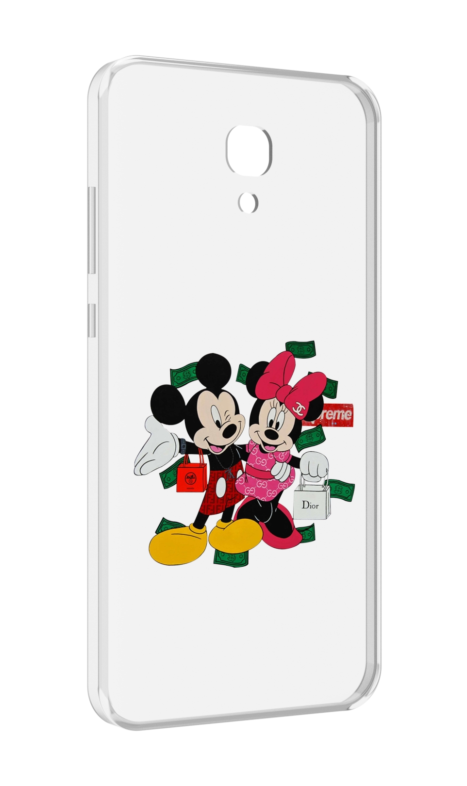 

Чехол MyPads модные-микки-маус детский для Meizu M6 (M711Q), Прозрачный, Tocco