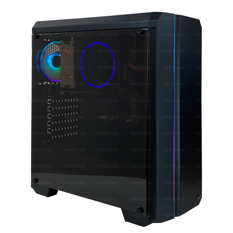 фото Системный блок robotcomp stinger v3 black