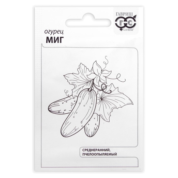 

Семена Огурец "Миг", б/п, 0,5 г