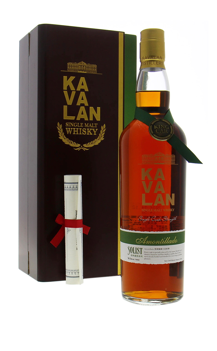 Виски Kavalan Solist Amontillado Sherry Single Cask Strength 56.3%, 0.75 л