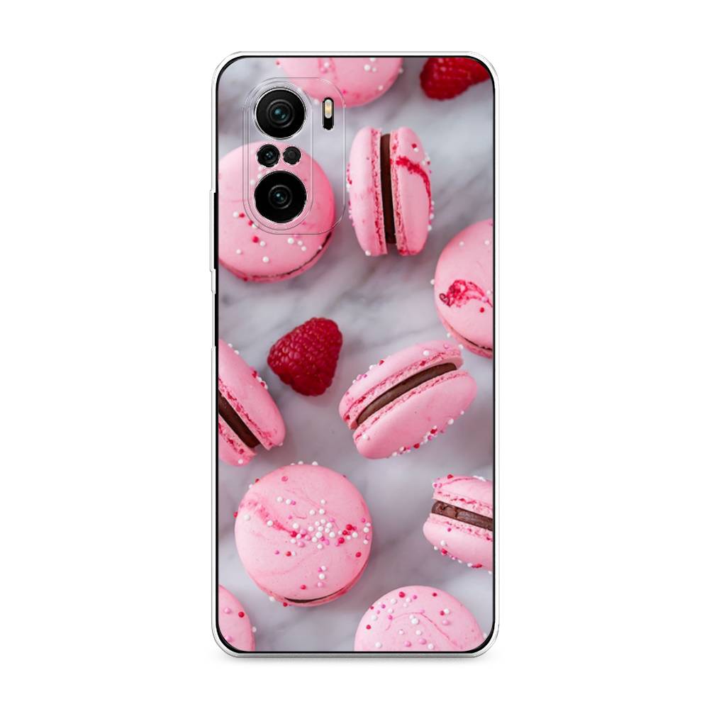 

Чехол Awog на Poco F3/Redmi K40/Mi 11i "Макарони с малиной", Разноцветный, 312650-10