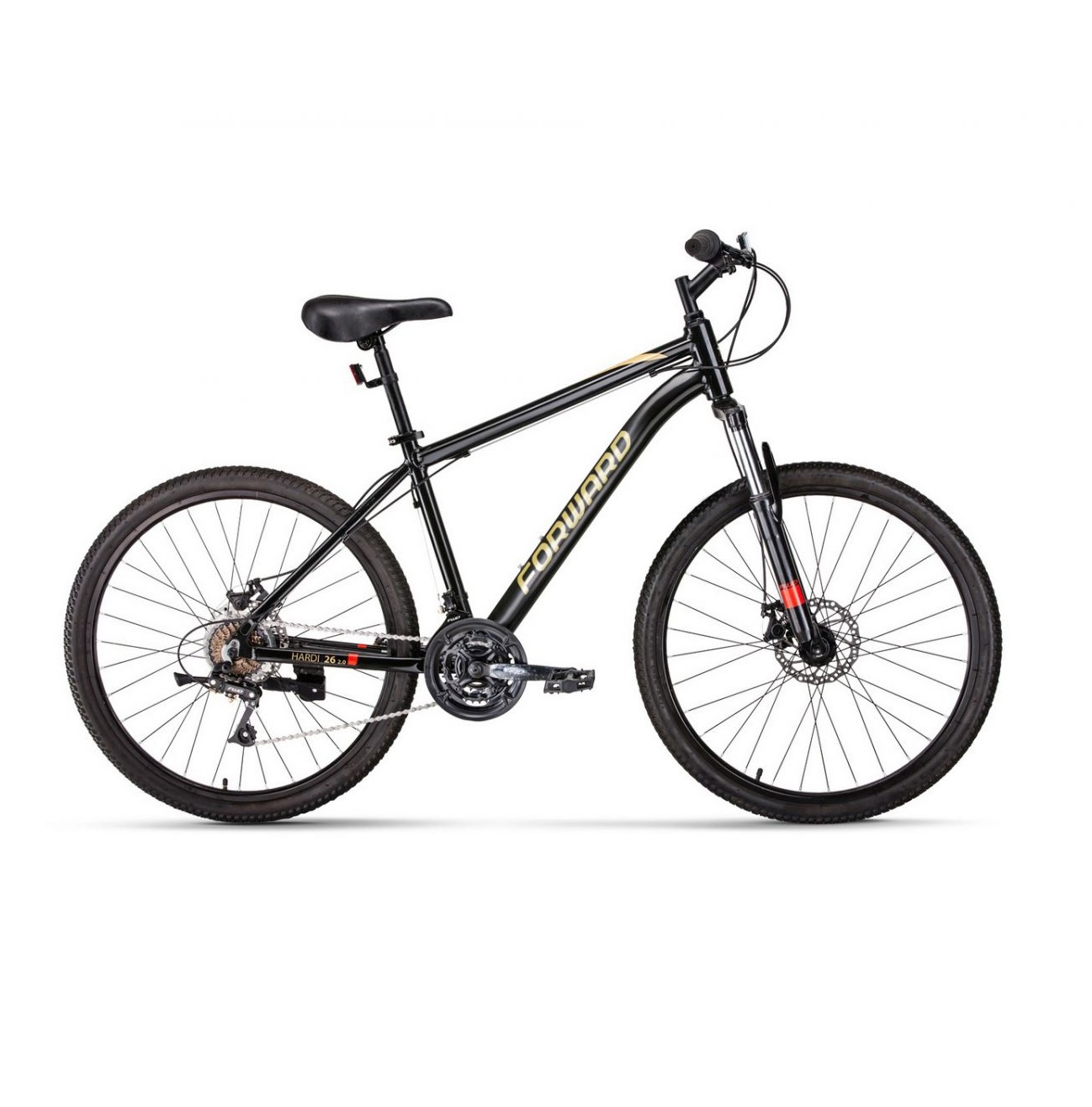 

Велосипед Forward Hardi 2.0 Disc 2023 18" черный/желтый, Hardi 2.0 Disc