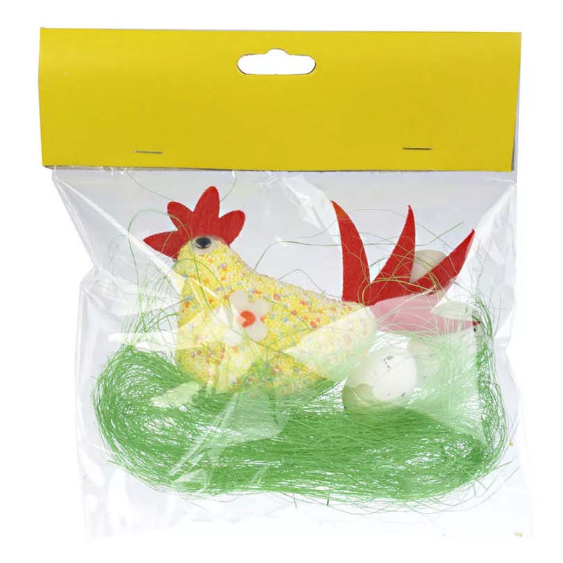 фото Сувенир пасхальный топ продукт курочка в гнезде