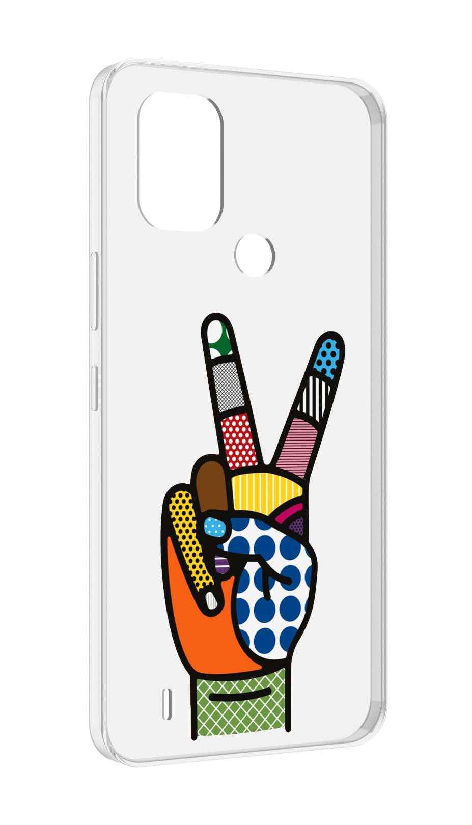 

Чехол MyPads йоу пальчики для Nokia C31, Прозрачный, Tocco