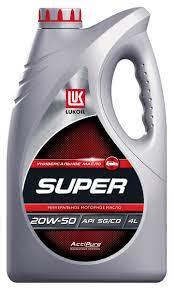 

Моторное масло Lukoil минеральное супер 20W50 API SG/CD 4л