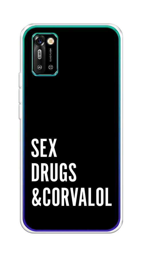 

Чехол на BQ 6051G "Corvalol", Черный;серый;белый, 202150-6