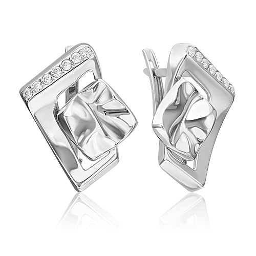 

Серьги из серебра с фианитом PLATINA jewelry 02-5078-00-401-0200, 02-5078-00-401-0200