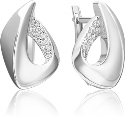 

Серьги из серебра с фианитом PLATINA jewelry 02-5075-00-401-0200, 02-5075-00-401-0200