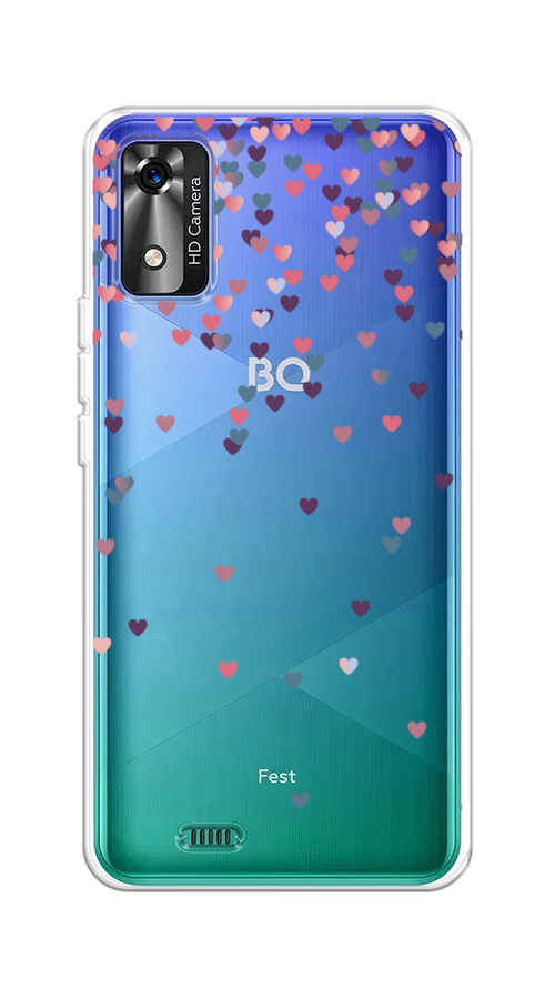 

Чехол на BQ 5565L "Посыпка сердечки", Розовый;фиолетовый, 202050-3