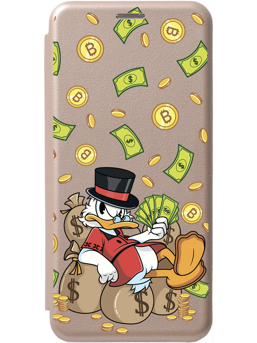 

Чехол-книжка на Tecno Spark 10 / 10C с принтом "Богатый Скрудж" золотой, Золотистый;прозрачный;белый;зеленый, 769297871