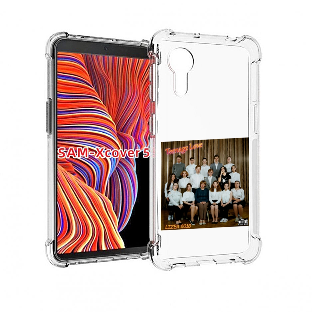 

Чехол Mypads Teenage Love Lizer Для Samsung Galaxy Xcover 5, Прозрачный, Tocco