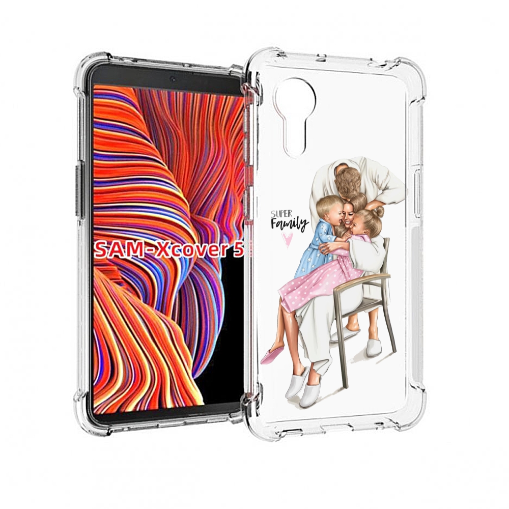 

Чехол MyPads Super-family для Samsung Galaxy Xcover 5, Прозрачный, Tocco