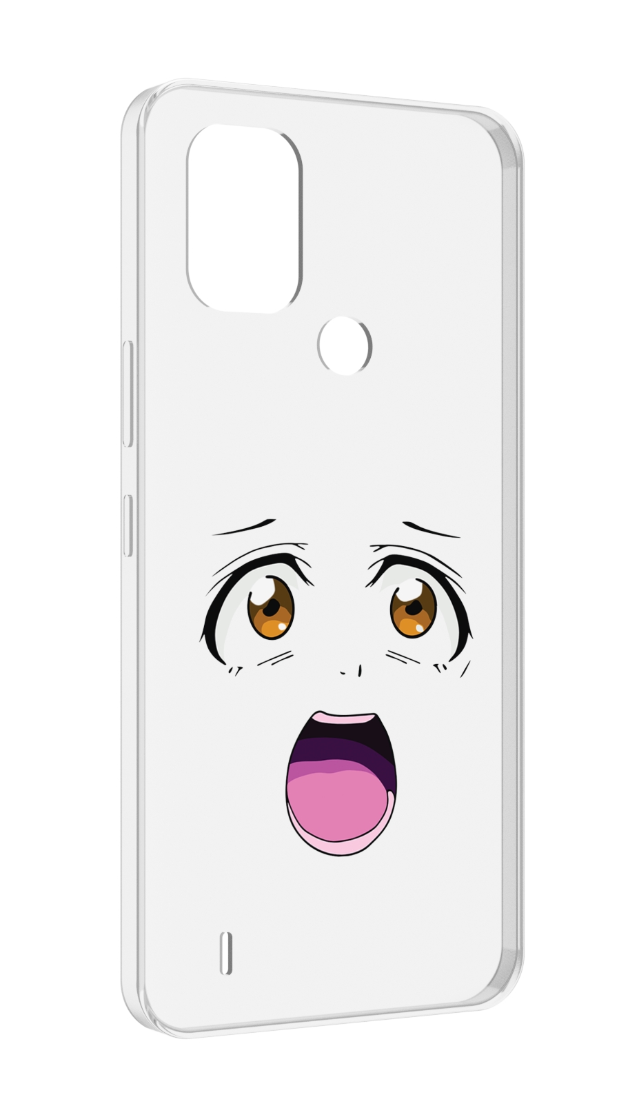 

Чехол MyPads аниме лицао для Nokia C31, Прозрачный, Tocco