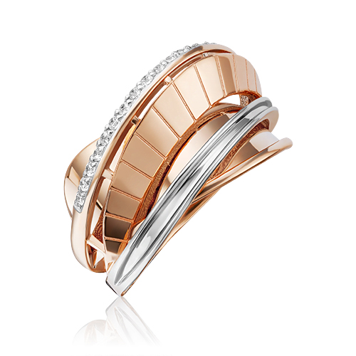 

Кольцо из золота р.  PLATINA jewelry 01-5247-00-401-1110-48, фианит, 01-5247-00-401-1110-48