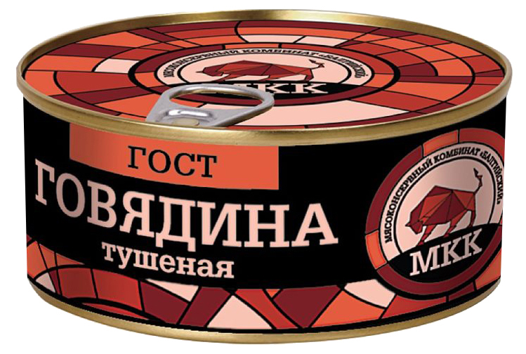 

Говядина МКК Балтийский тушеная 325 г