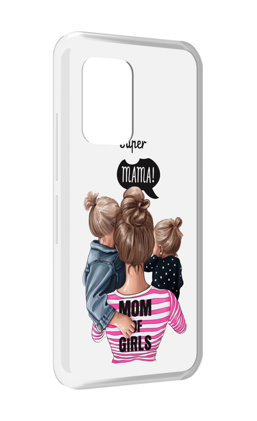 

Чехол MyPads Супер-мама-2 женский для UMIDIGI Bison GT, Прозрачный, Tocco