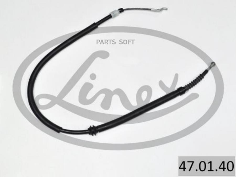 

LINEX 47.01.40 Трос стояночного тормоза VW T4 1.8, 2.0 -97 1шт