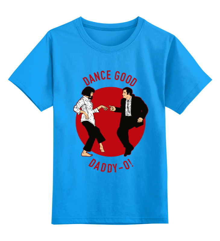 

Футболка детская Printio Dance good (pulp fiction) цв. голубой р. 104, Dance good (pulp fiction)