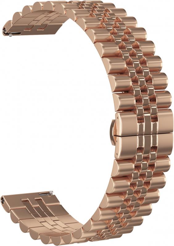 

Ремешок Fold 22 для Samsung Gear S3 Frontier (Розовое золото), Золотистый
