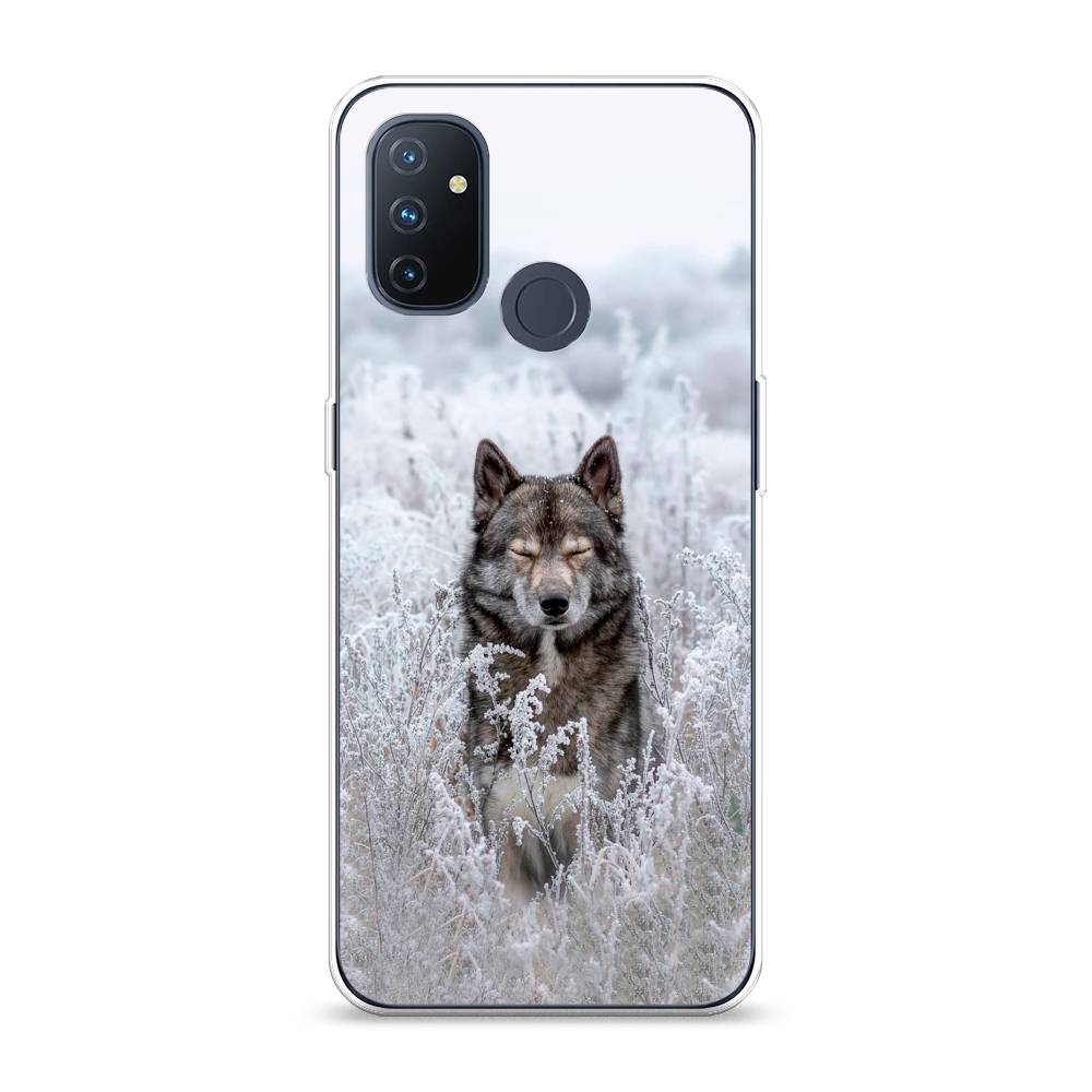 

Чехол Awog на OnePlus Nord N100 / ВанПлас Nord N100 "Волк в поле", Белый;черный, 152450-1