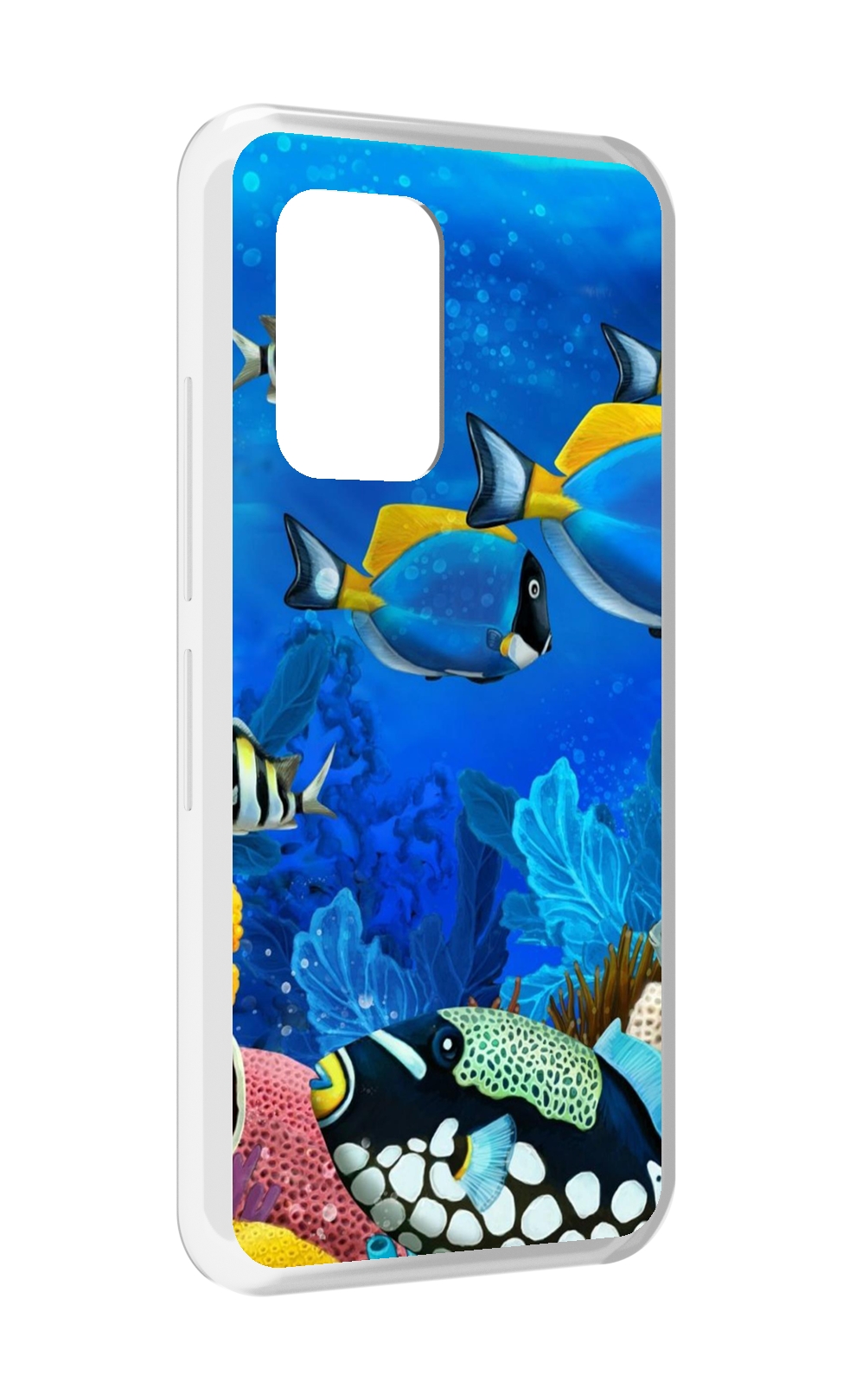 

Чехол MyPads Рыбки для UMIDIGI Bison GT, Прозрачный, Tocco