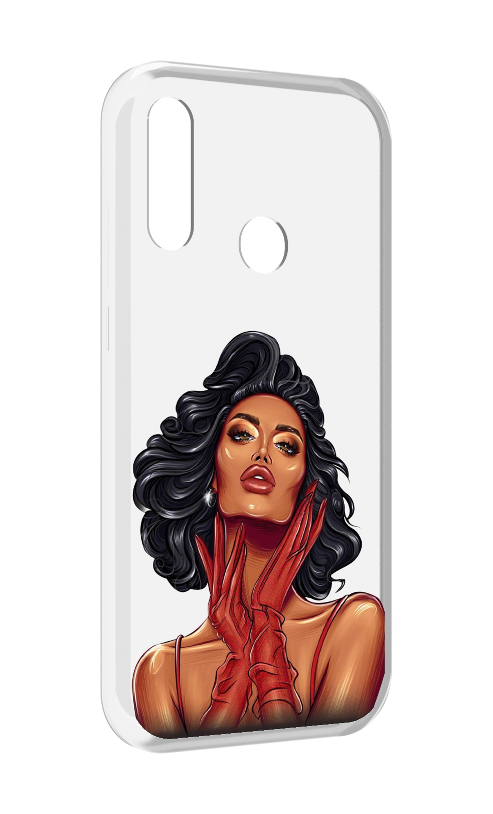 

Чехол MyPads мулатка-в-перчатках женский для Lenovo Z6 Pro Youth Edition / Z6 Pro Lite, Прозрачный, Tocco