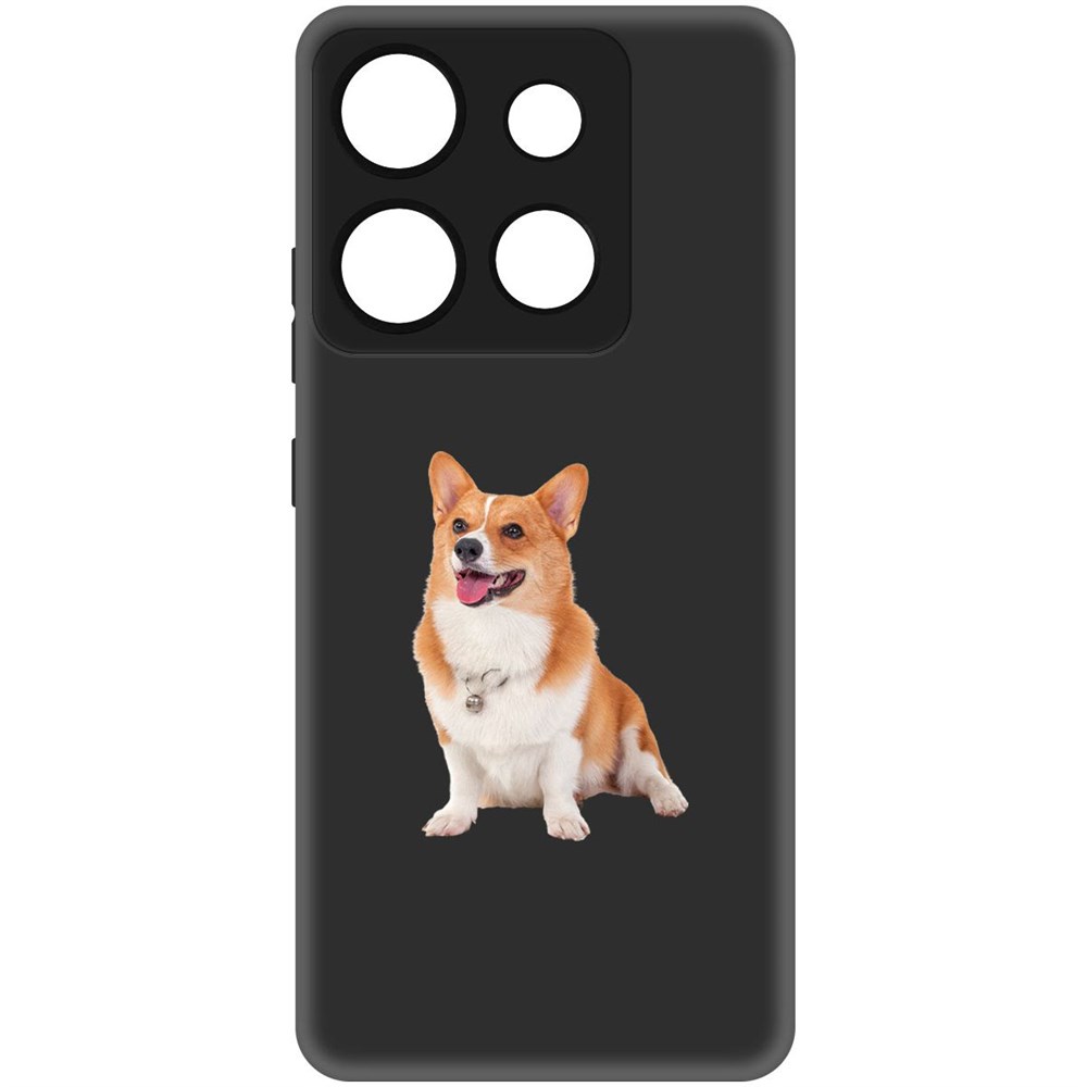 

Чехол-накладка Софт Корги для INFINIX Smart 7 HD, Черный