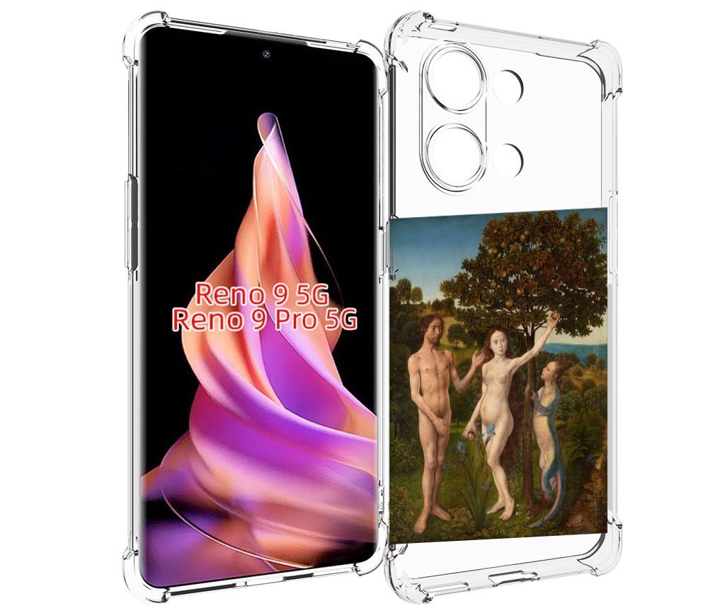 

Чехол MyPads грехопадение для Oppo Reno 9/Reno 9 Pro, Прозрачный, Tocco