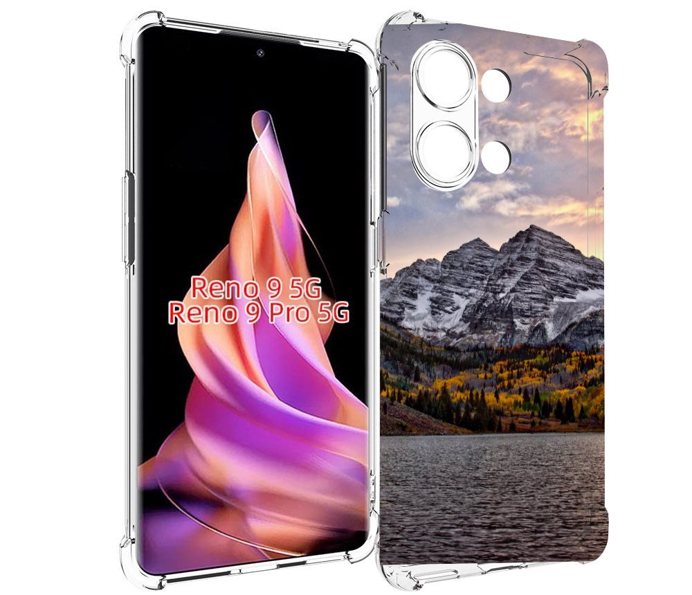 

Чехол MyPads горы-колорадо для Oppo Reno 9/Reno 9 Pro, Прозрачный, Tocco