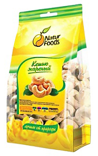 Кешью NaturFoods очищенный жареный 130 г