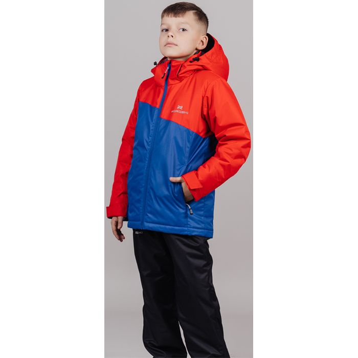 Куртка детская NORDSKI Active, красный/синий, 152