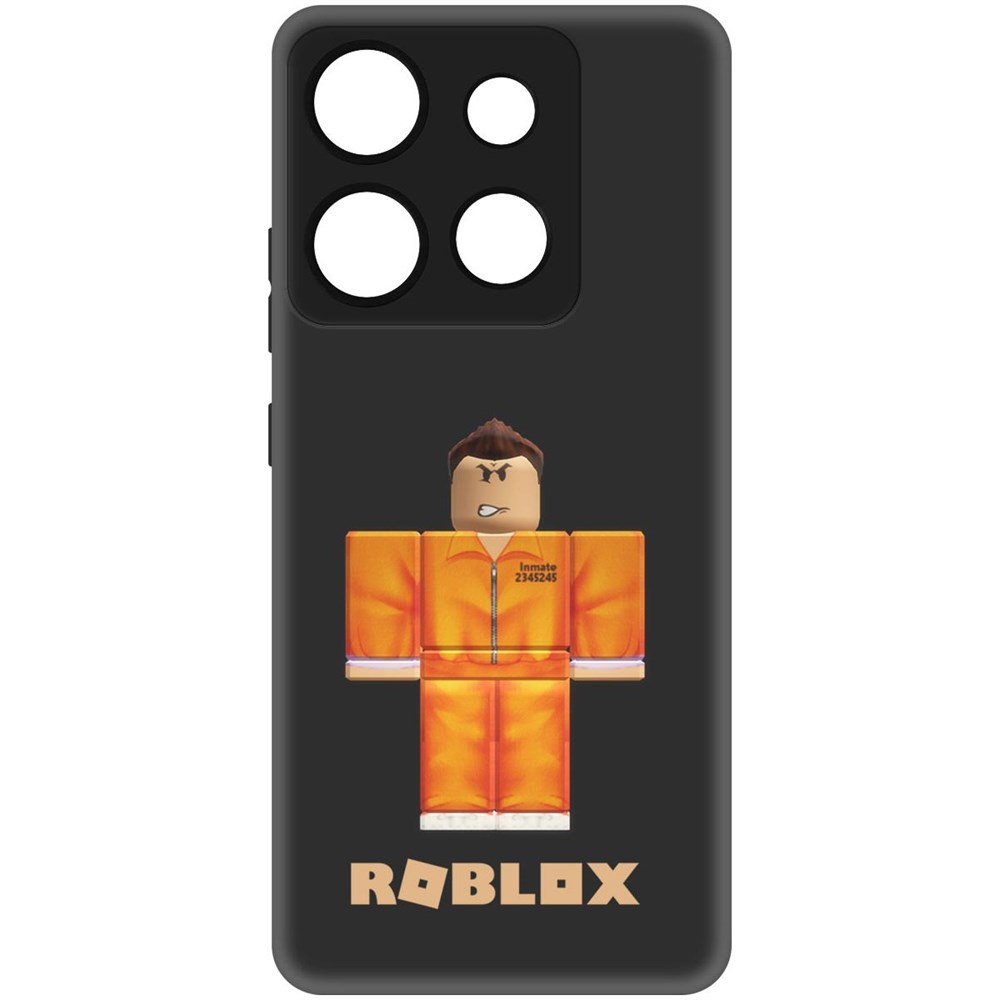 

Чехол-накладка Софт Roblox-Заключенный для INFINIX Smart 7 HD, Черный