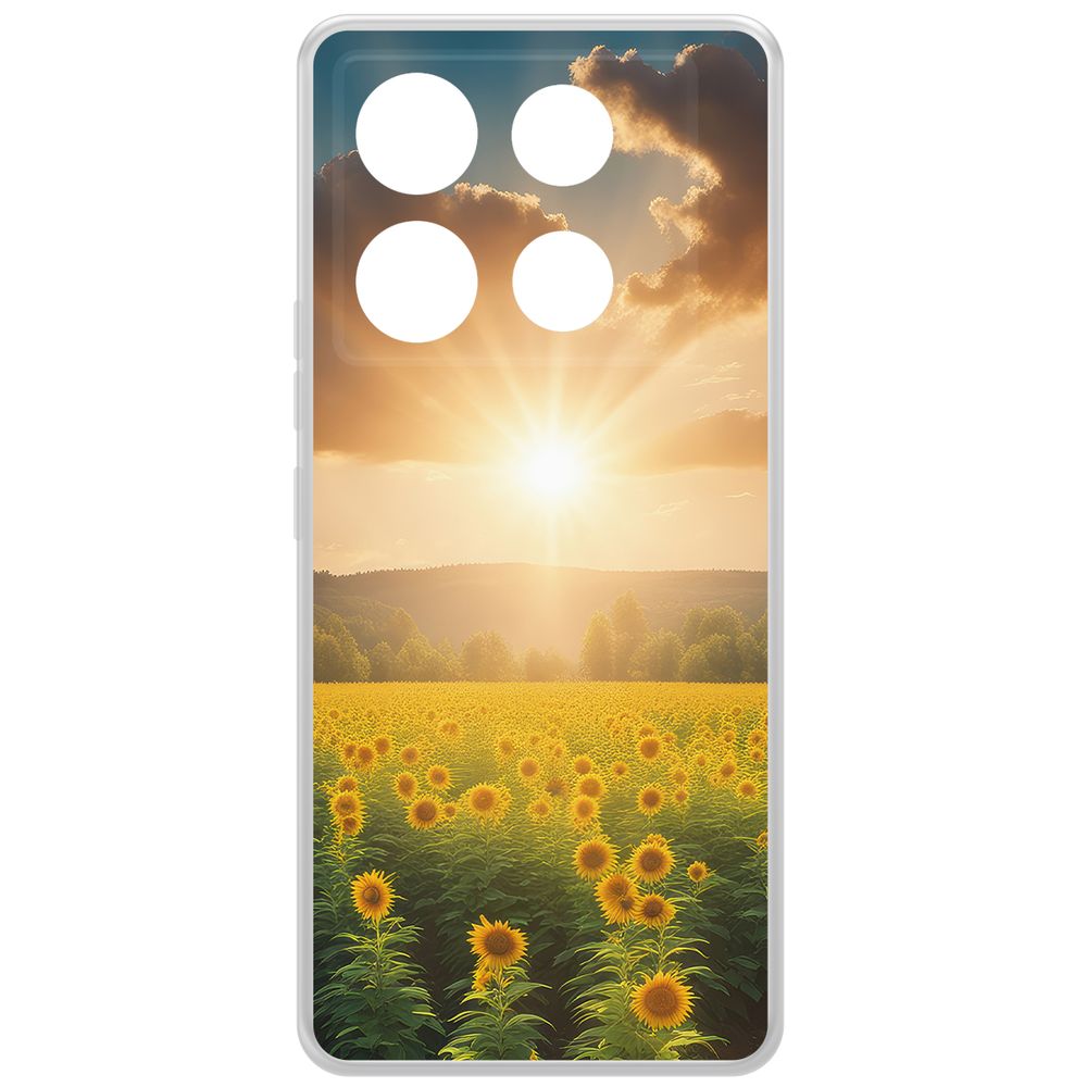 

Чехол-накладка Krutoff Clear Case Солнечно для INFINIX Note 40 Pro 5G, Прозрачный