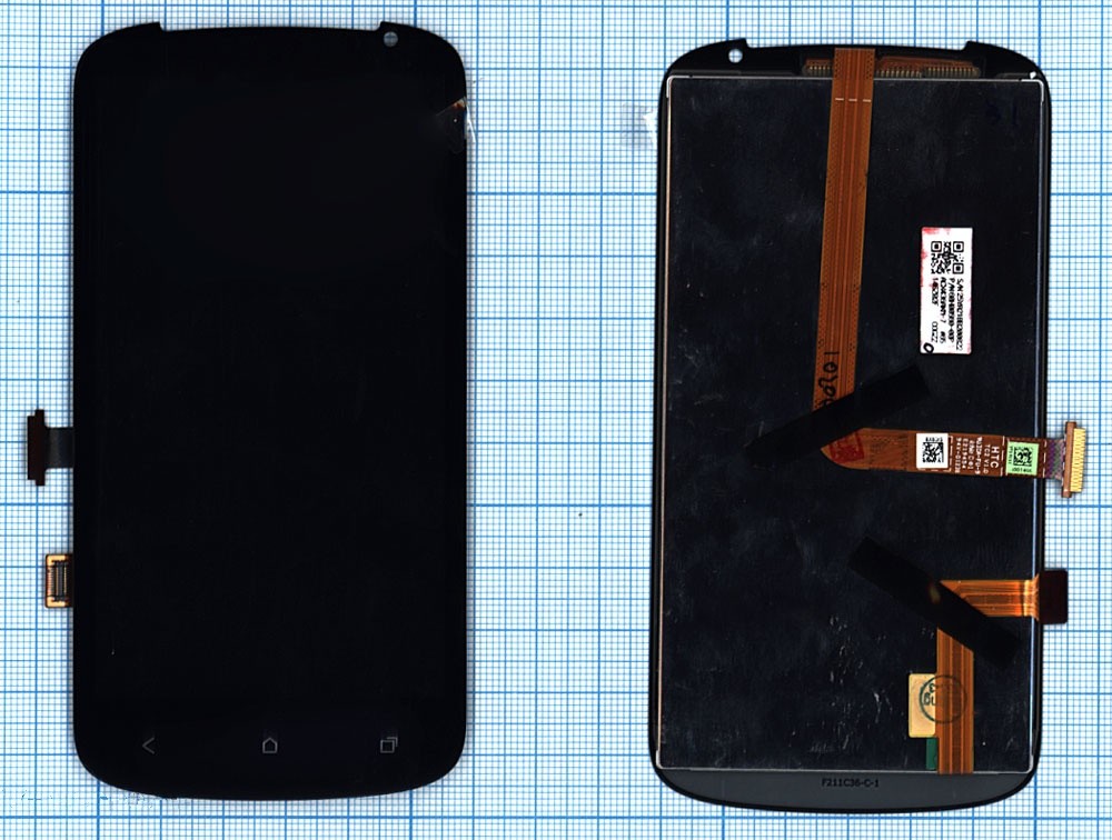 

Дисплей с тачскрином для HTC One VX черный, для HTC One VX