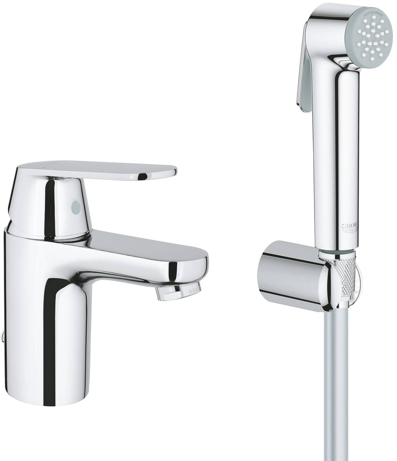 Смеситель для раковины Grohe Eurosmart Cosmopolitan с гигиеническим душем 23125000