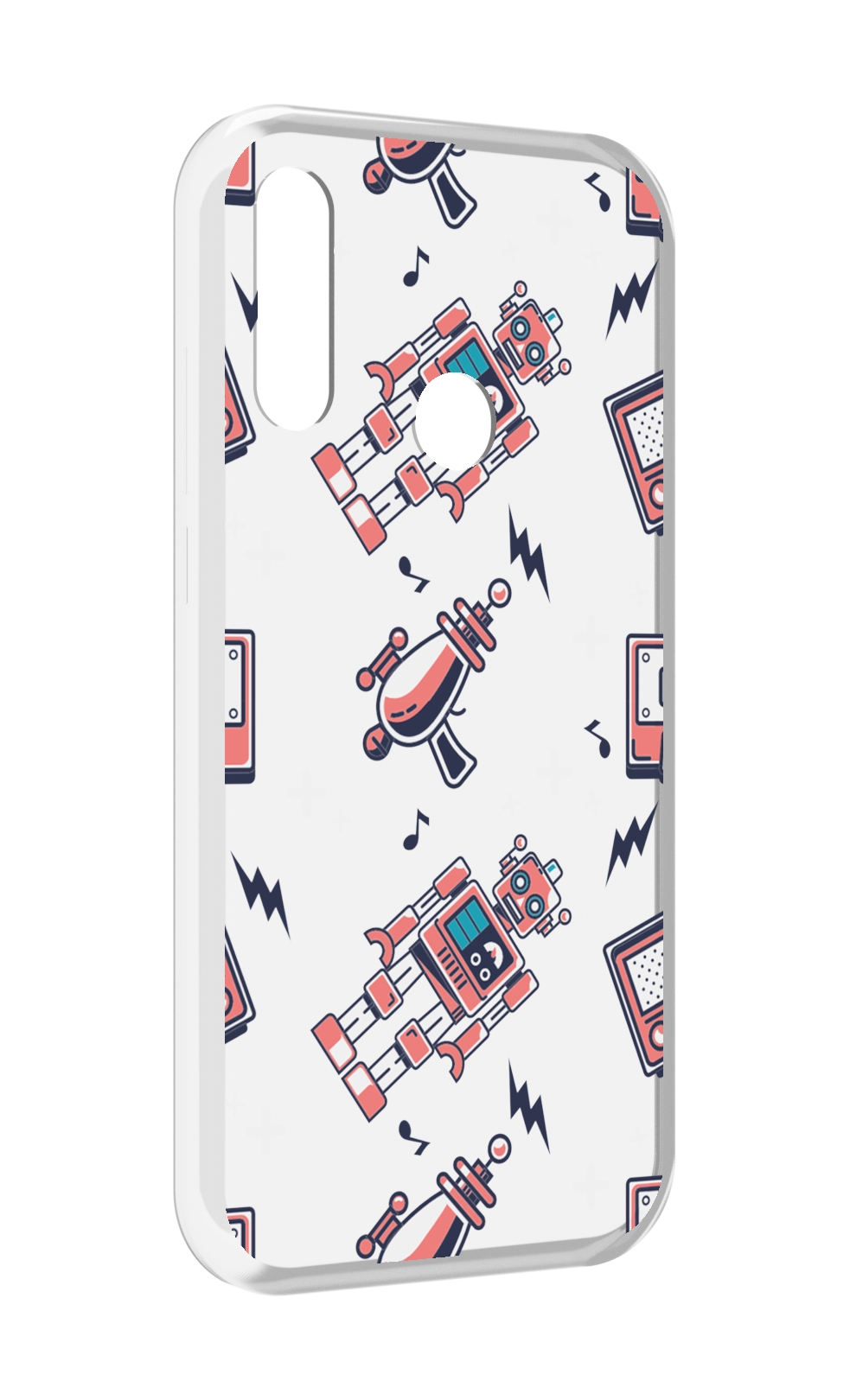 

Чехол MyPads мини-роботы для Lenovo Z6 Pro Youth Edition / Z6 Pro Lite, Прозрачный, Tocco